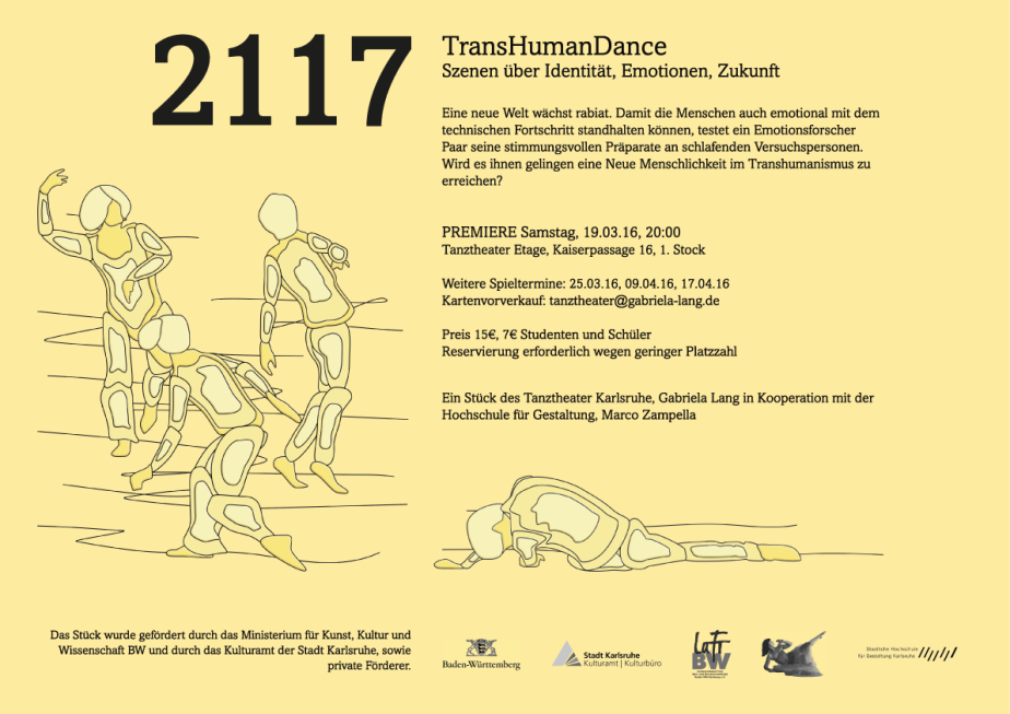 “TransHumanDance-2117” 19.3.2016 (Tanz-Etage Karlsruhe)
